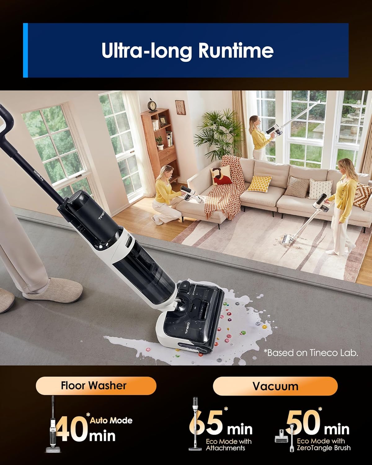 Floor One Switch S6 Stretch Wet Dry Vacuum Cleaner